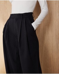 Atmos&Here - Amity Pinstripe Pants