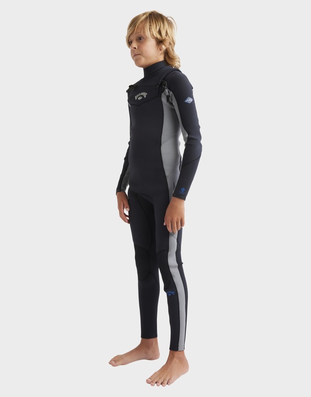Billabong - Boys 8 to 16 3/2mm Absolute Natural Chest Zip Wetsuit