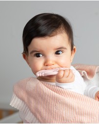 Playground - 2 Pack Silicone Teether - Stars & Cloud Pink