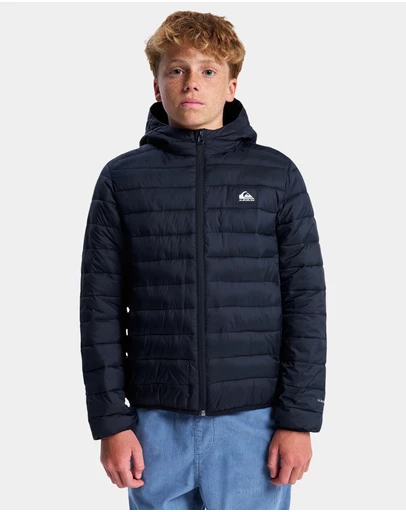 Quiksilver - Boys 8 to 16 Scaly Puffer Jacket