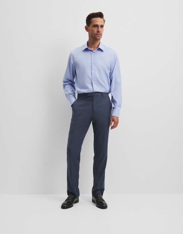 Country Road - Regular Fit Grid Check Travel Shirt
