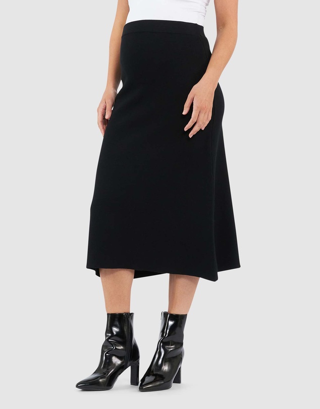 Ripe Maternity - A-Line Knit Skirt