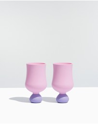 STYLD. - Bubble Goblet Set (2 pcs)