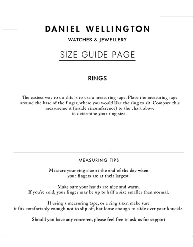 Daniel Wellington - Classic Adjustable Ring