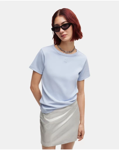HUGO - Embroided Cotton Logo T-Shirt