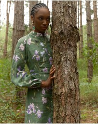 JUSTIN TONG - Eira Linen Midi Dress