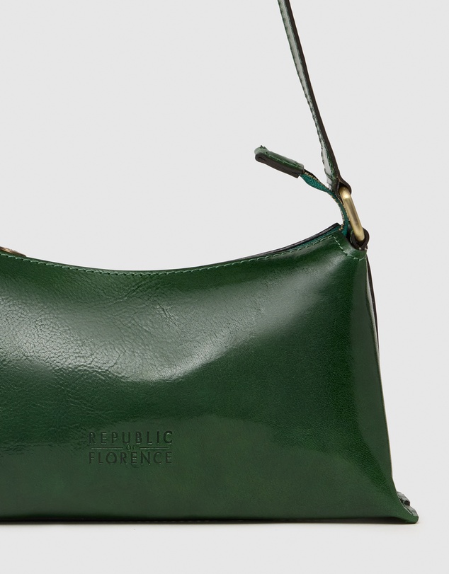 Florence - The Laura Green Leather Shoulder Bag