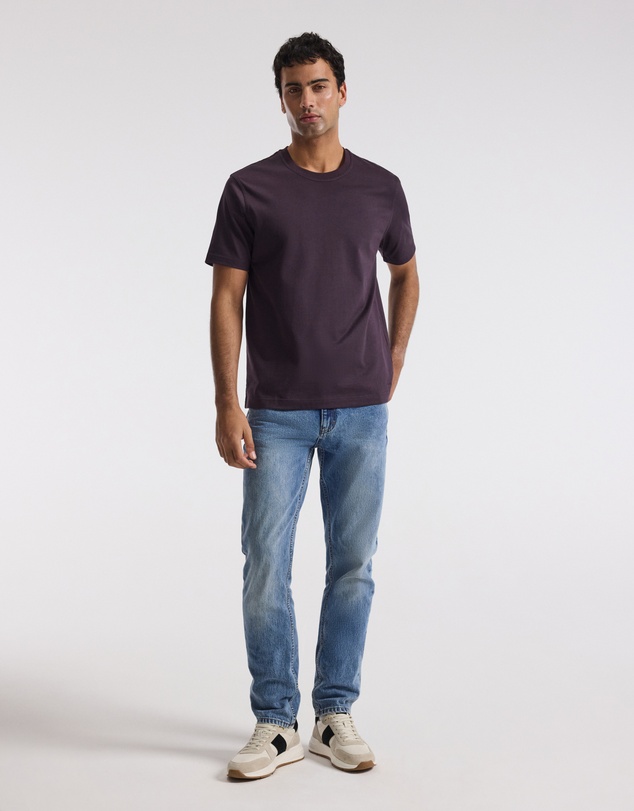 Calibre - Relaxed Crew T-shirt Plum