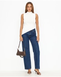 Dazie - Gracie High Neck Knit Top