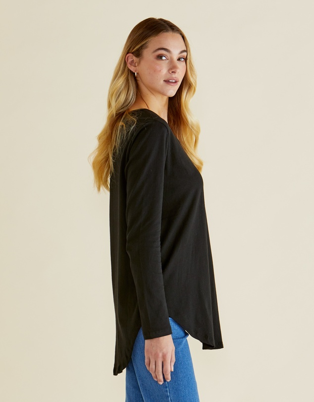 Betty Basics - Megan Long Sleeve Top