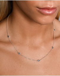 Von Treskow - London Blue Topaz Orbit Necklace
