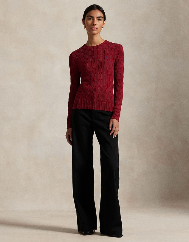 Polo Ralph Lauren - Cable-Knit Cotton Crewneck Sweater