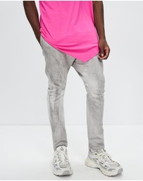 Surrounded By Ghosts - The Ruby Low Crotch Tailored Denim Pants