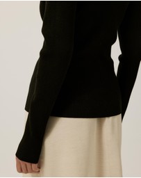 Tussah - Sienna Wrap Long Sleeve Knit Top