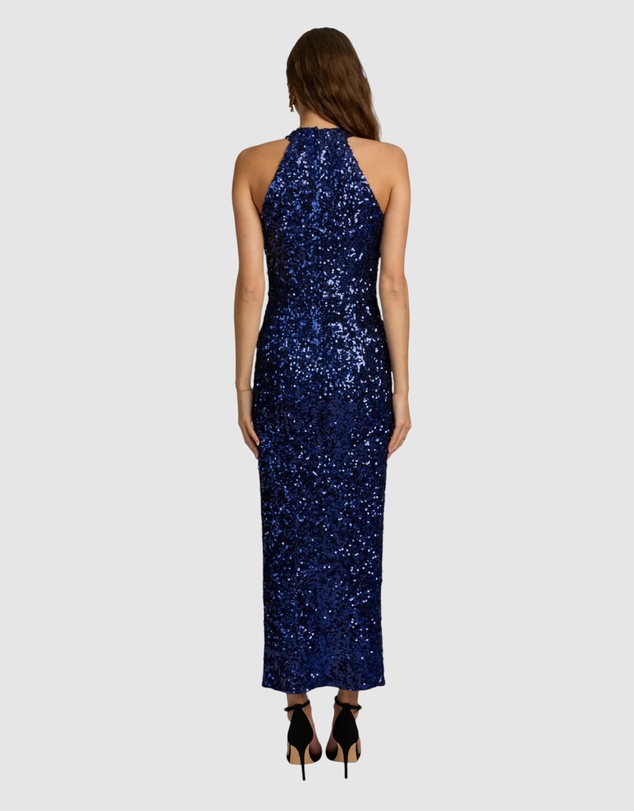 Romance by Honey and Beau - Marionne High Neck Maxi Dress