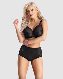 Nessa - Linda Wired Unlined Large Cup Bra with Mesh
