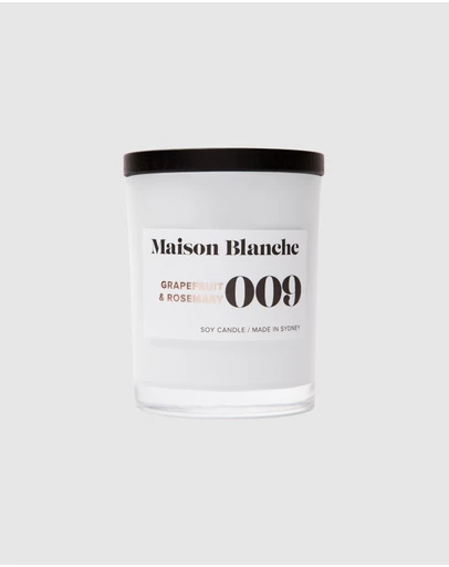 Maison Blanche - 009 Grapefruit & Rosemary - Medium Candle