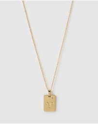Arms Of Eve - Zodiac Gold Tag Necklace