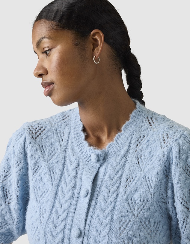 Levi's - Pauline Pointelle Short-Sleeve Cardigan