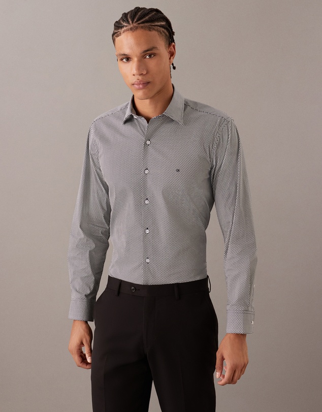 Calvin Klein - Step Print Dress Shirt