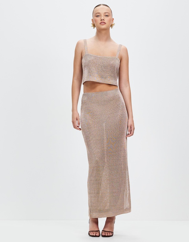 Third Form - Heavy Metal Knit Crop Top