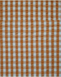 Mosey Me - Honey Blue Seersucker Flat Sheet