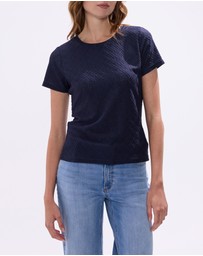 Marcs - Thea Textured Lace Tee