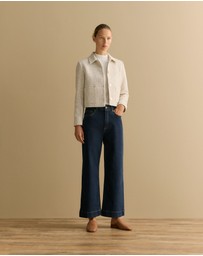 Trenery - Wide Leg Jean in Dark Indigo