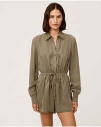Calli - Pam Cupro Playsuit
