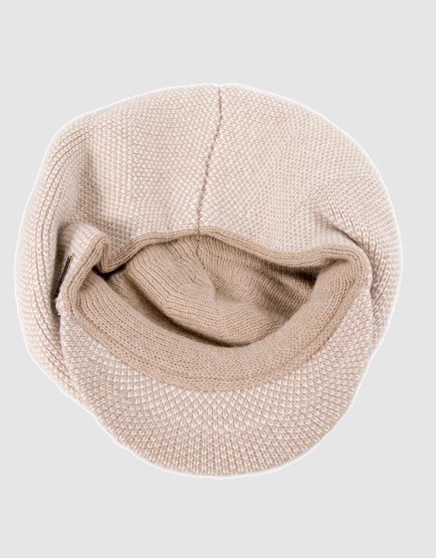 Max Alexander - European Made Beige Wool Beret Cap