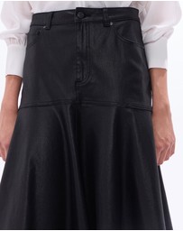 Marcs - Cosmic Coated Denim Skirt