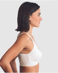 Royce Lingerie - Comfi Cotton Wirefree Press Stud Front Open Bra
