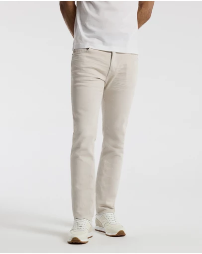 Calibre - Skinny Fit Overdyed Jeans Natural
