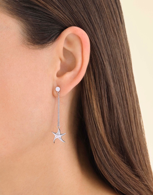 Rosefield - Seastar Silver Thread Earrings