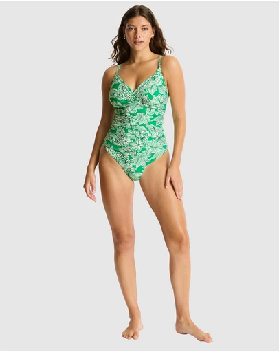 Sea Level Australia - Palmera Wrap Front DD/E Cup One Piece