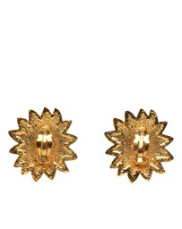 Pre-Loved by Azura Reborn - Pre-Loved CC Gold Plated Lion Sunburst Clip on Earrings