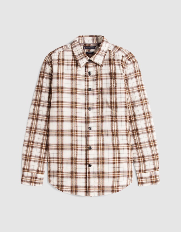Tommy Hilfiger - Relaxed Fit Padded Seersucker Overshirt