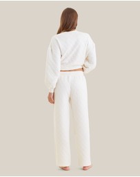 Papinelle - Quilted Cotton Straight Leg Pant