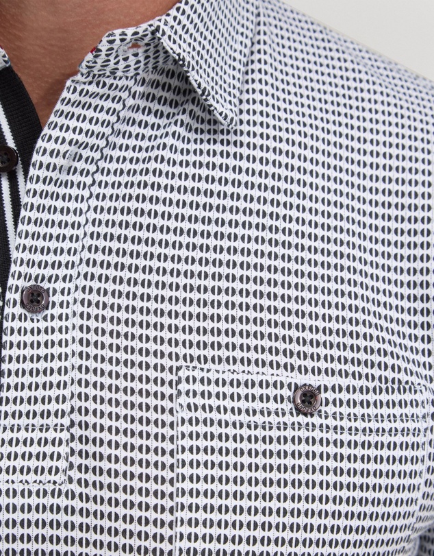Oxford - Milo Cotton Jersey Printed Polo