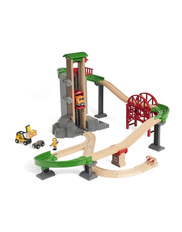 BRIO - Lift and Load Warehouse Set 32 pieces