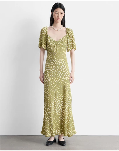 & Other Stories - Flutter-Sleeve Midi Dress