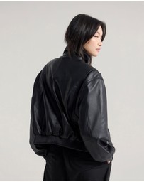 Oxford - Rosie Leather Bomber Jacket