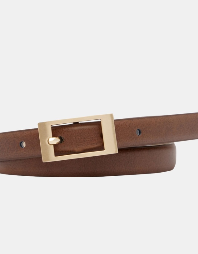 Buckle - Terra. Australian Made Classic Leather Belt. 19mm width.