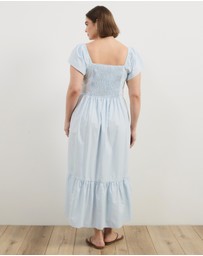 Atmos&Here Curvy - Andy Cotton Poplin Midi Dress