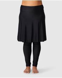 Modest Mermaid - Swimming skirt with inbuilt leggings