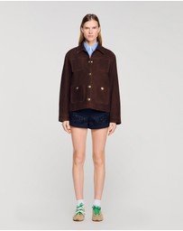 Sandro - Deniz Leather Jacket