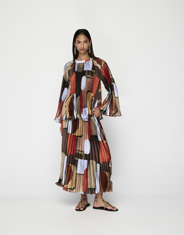 MOS The Label - Koa Pleated Blouse