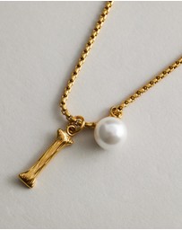Zahar - Pearl Letter I Necklace