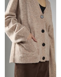 Glamorous - Button-Front V-Neck Cardigan