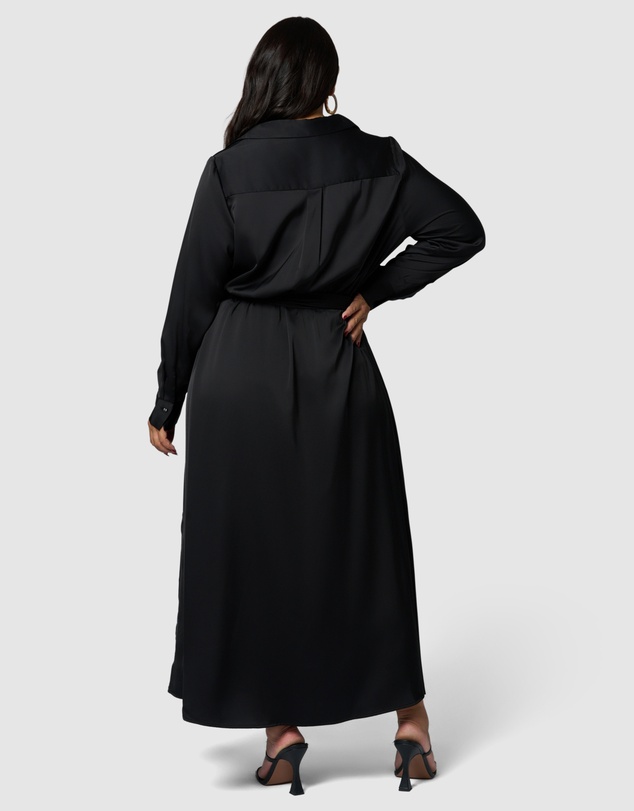 Something 4 Olivia - Lesley Satin Maxi Dress